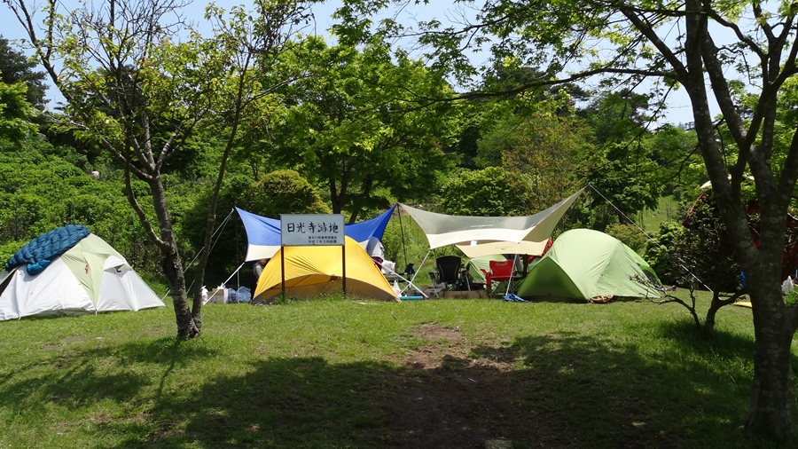 大阪市内から車で1時間半・・・人気の無料キャンプ場に行った。【大野山アルプスランドキャンプ場】