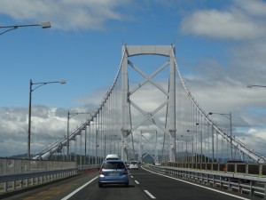 鳴門海峡大橋で徳島県鳴門市へ03